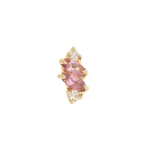 Dohee:Earring,BOMBOM,Pink Tourmaline,SINGLE 14KYG