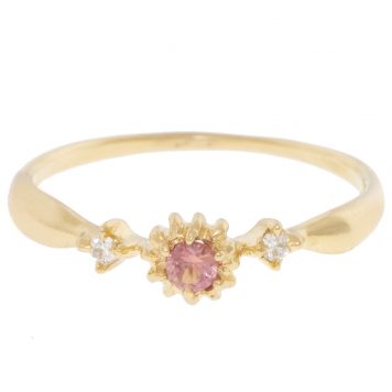 Dohee:Ring,GWAH Supreme,Padparadscha Sapphire 14KYG