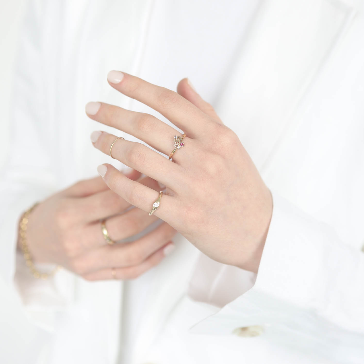 Dohee:Ring,SWEET ROSE 14KYG