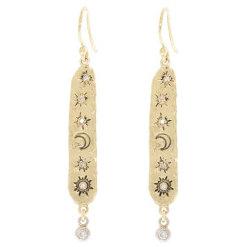 Victoria Cunningham Trunk Show: 14k galaxy + dia drops
