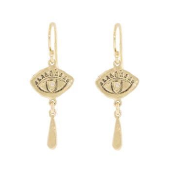 Victoria Cunningham Trunk Show:14k evil eye earrings