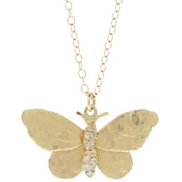 Victoria Cunningham Trunk Show: 14K pave butterfly with pave body