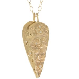 Victoria Cunningham Trunk Show:14k large RIGHT split heart half (charm only)