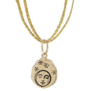Victoria Cunningham Trunk Show:14k lady moon (charm only)