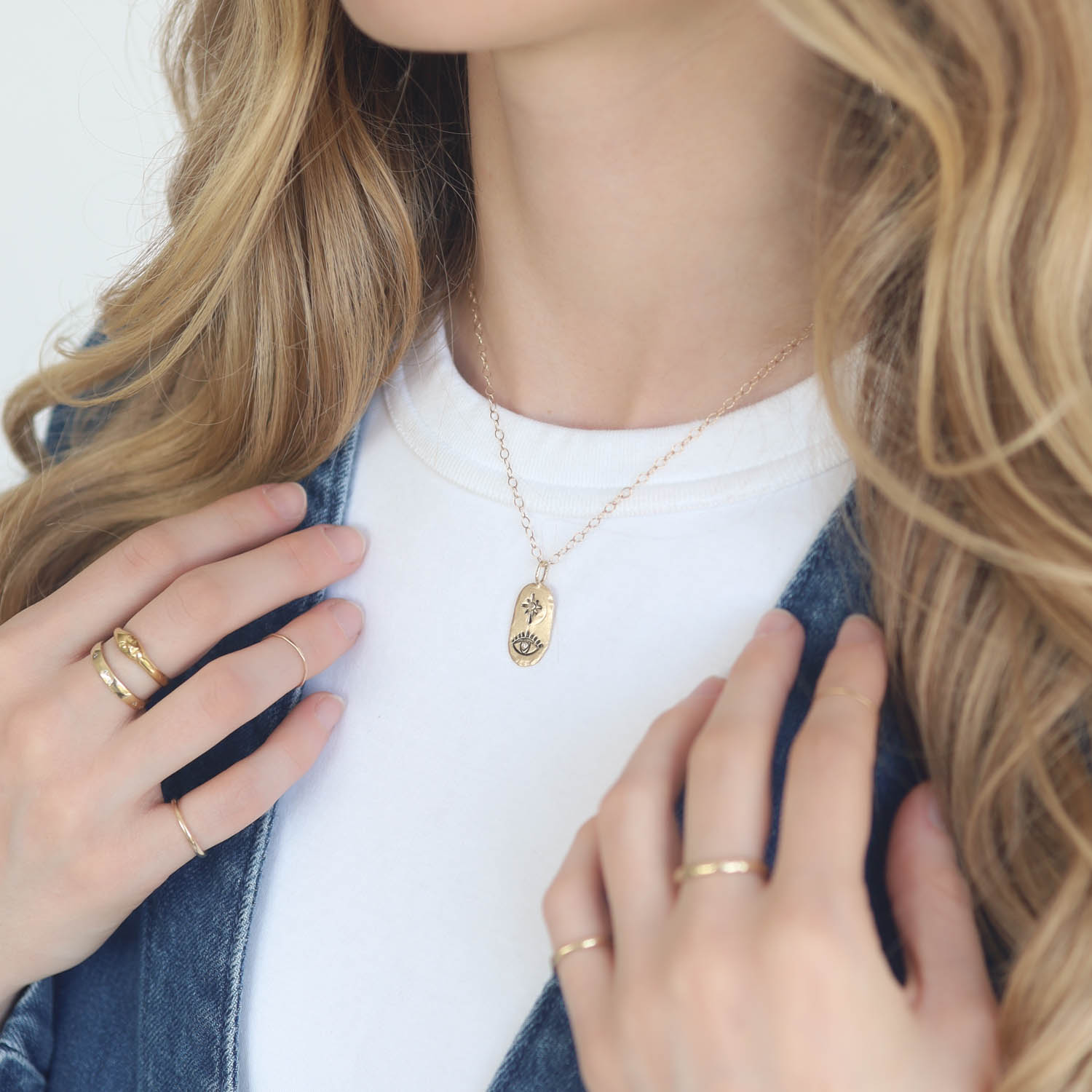 Victoria Cunningham Trunk Show: Protect Pendant (charm only) 14k YG