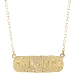 Victoria Cunningham Trunk Show:14k moon magic + chain