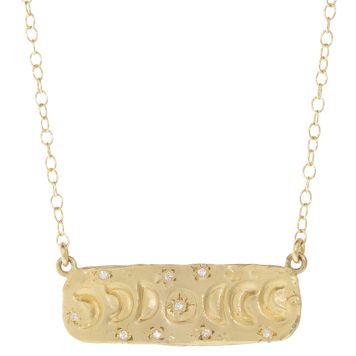 Victoria Cunningham Trunk Show:14k moon magic + chain