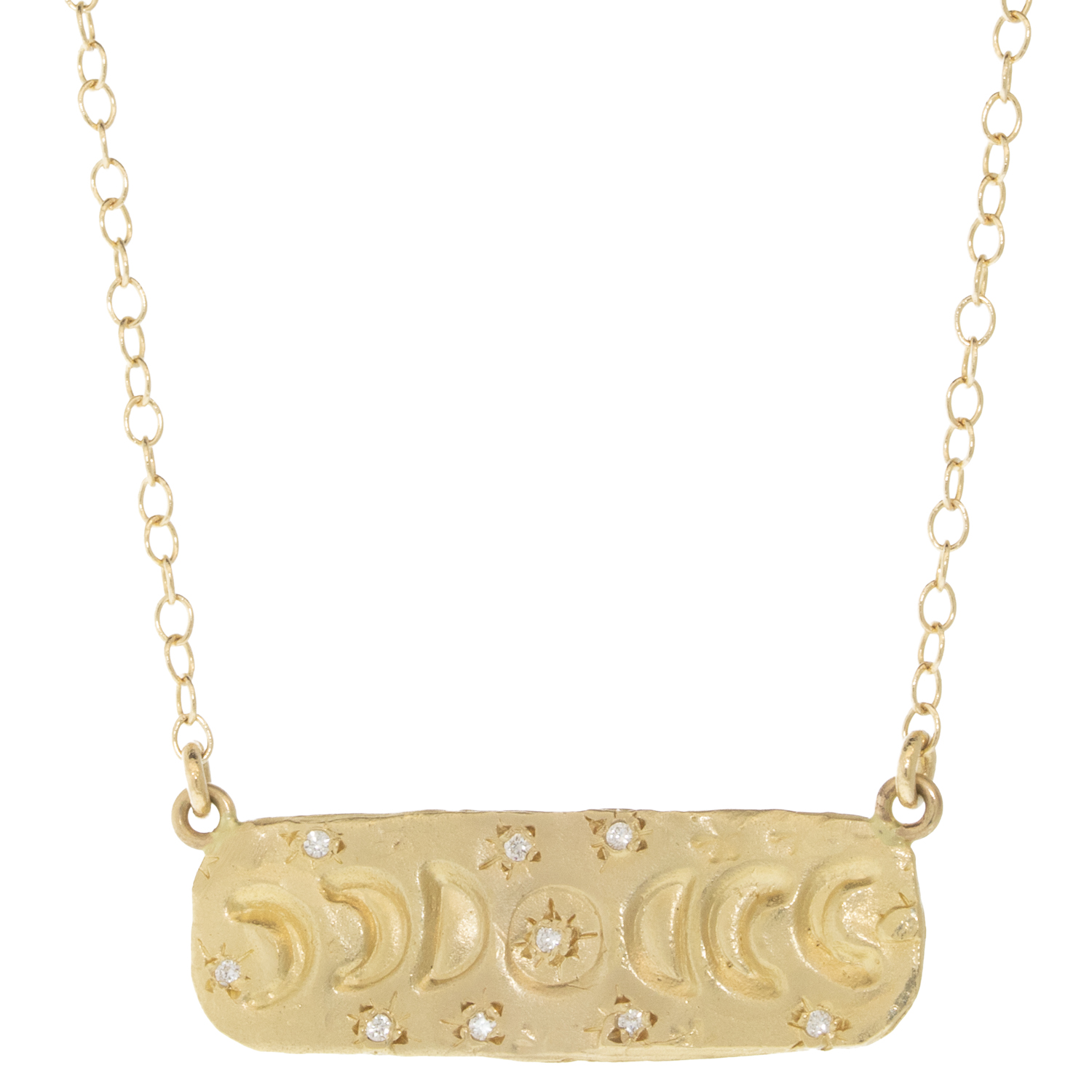 Victoria Cunningham Trunk Show:14k moon magic + chain