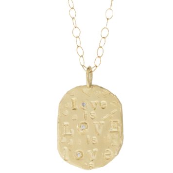 Victoria Cunningham Trunk Show: 14k love is love (charm only)