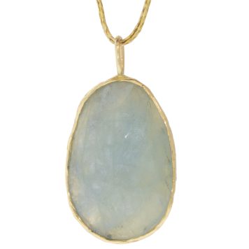 Victoria Cunningham Trunk Show:16.75 ct aquamarine + 14k get what u give (charm only)