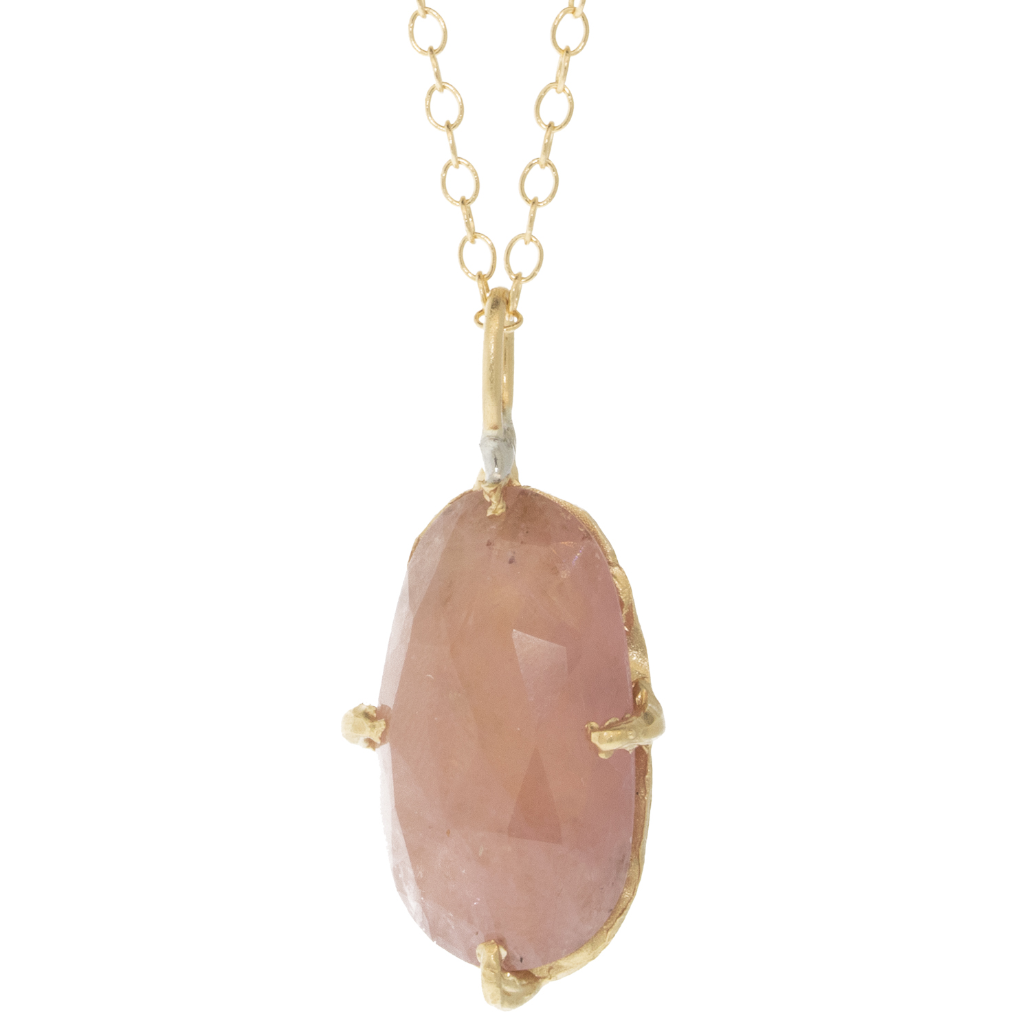Victoria Cunningham Trunk Show:8 ct pink sapphire + 14k LOVE (charm only)