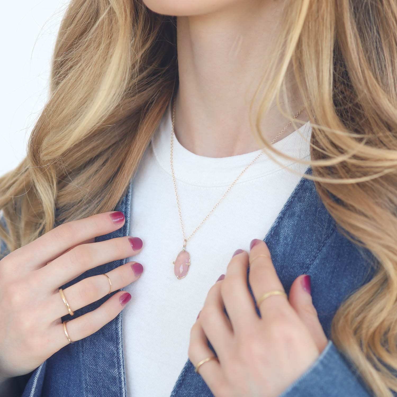 Victoria Cunningham Trunk Show:8 ct pink sapphire + 14k LOVE (charm only)