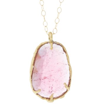 Victoria Cunningham Trunk Show:21.8 ct rose cut pink tourmaline (charm only)