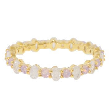 Tai: Multi Pink CZ Ring - Size 6
