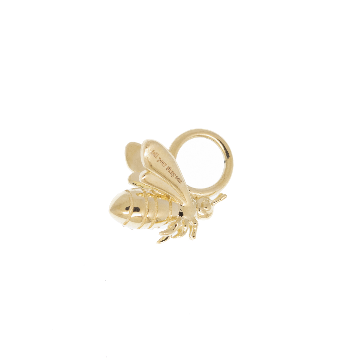 Three Stories Jewelry: SINGLE Tiny Bumble Bee Charm