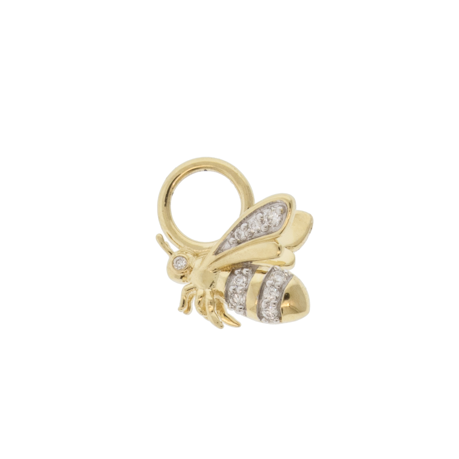 Three Stories Jewelry: SINGLE Tiny Bumble Bee Charm