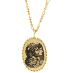 Anzu: Victorian Figaro Necklace, Gold Vermeil - Aphrodite & Hermes