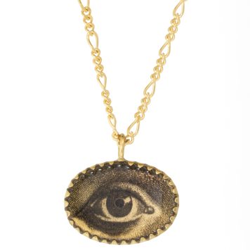 Anzu: Victorian Figaro Necklace, Gold Vermeil - Lover's Eye