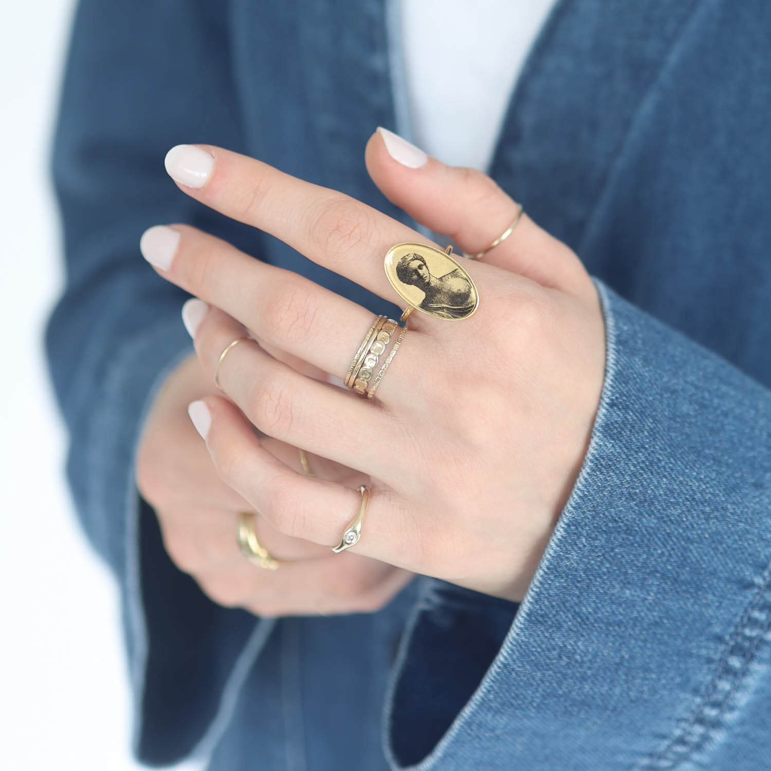 Anzu:GV,Figaro Ring,Long Oval,APHRODITE