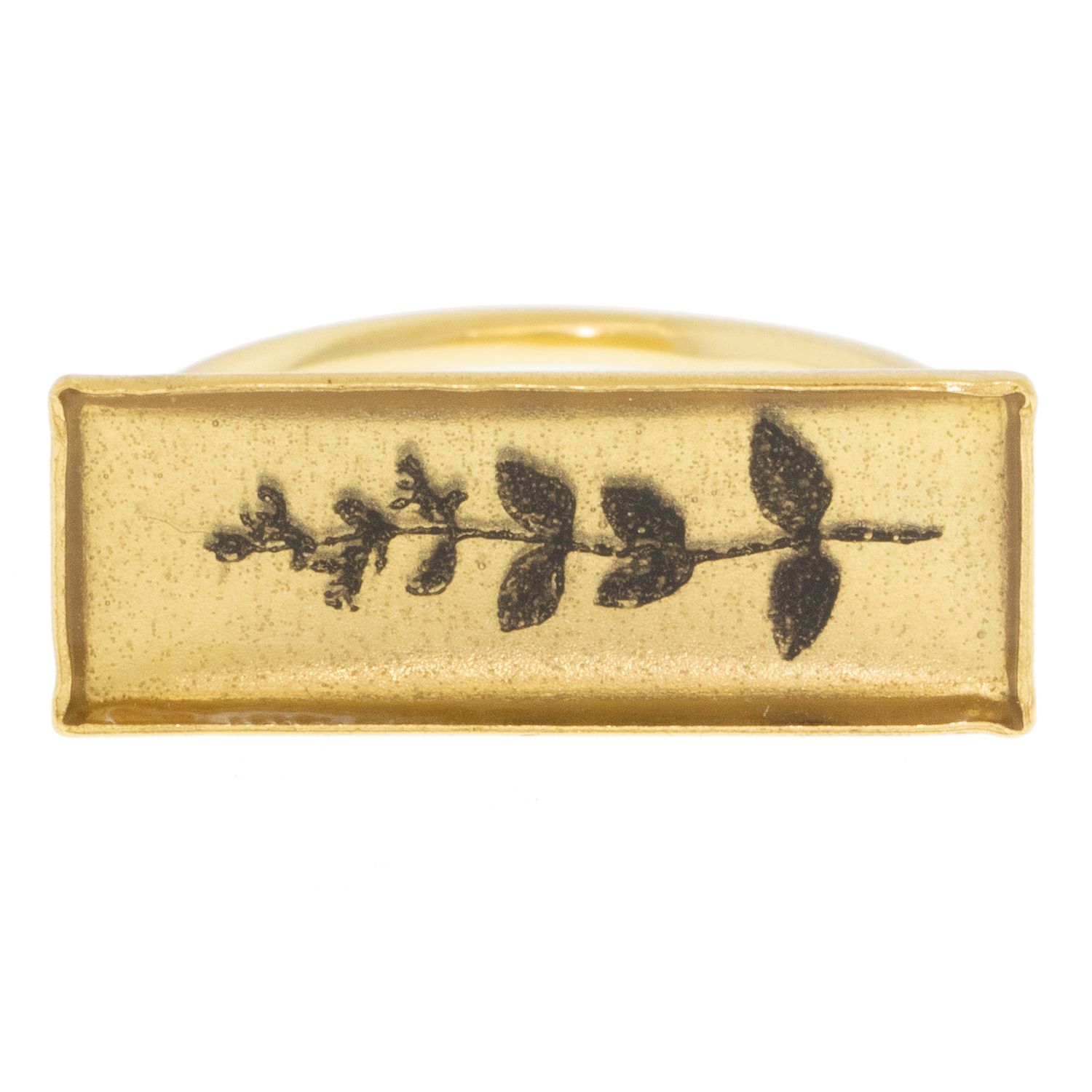 Anzu:GV,Figaro Ring,Rectangle,LEAVES