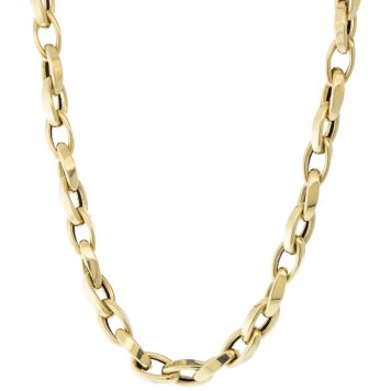 Three Stories Jewelry:14k Classic oval twisted medium chain