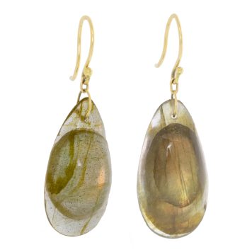 Ten Thousand Things:Labradorite Droplet Earring