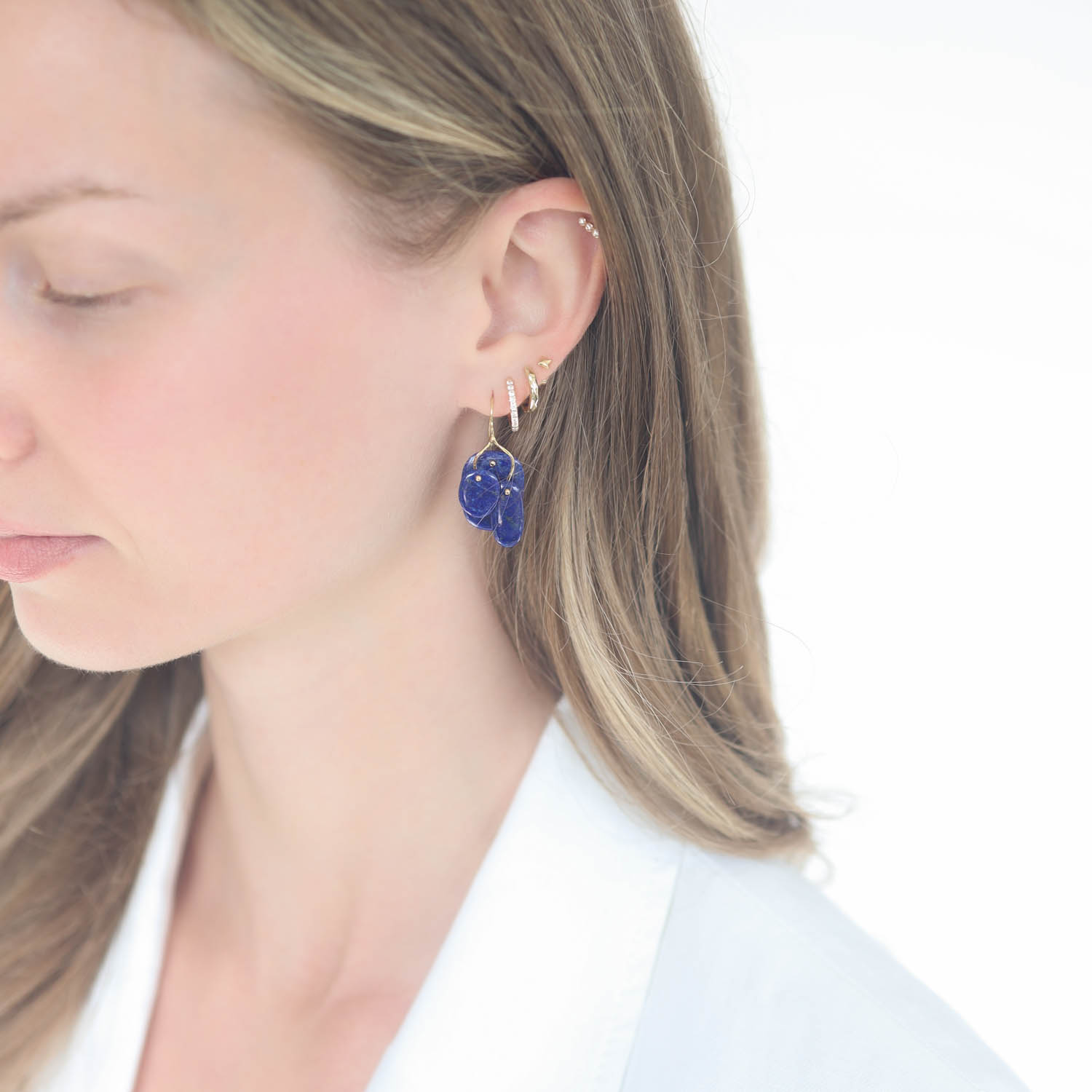 Ten Thousand Things: Tiny Mobile Earring,LAPIS